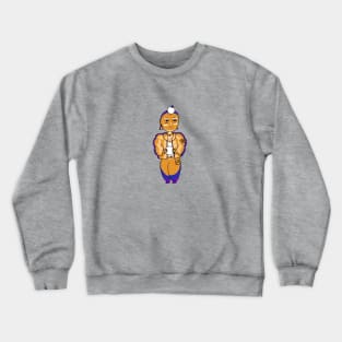 Illuminated Monk Girl Crewneck Sweatshirt